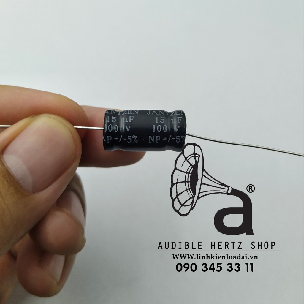 Tụ 15uF 100Vdc Jantzen-Audio Elecap, giá bán theo con