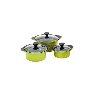 Bộ nồi nhôm đúc Goldsun AD02-3106AG (Xanh)