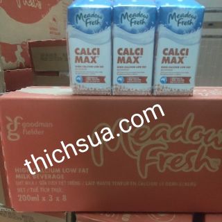 Sữa tươi Meadow Fresh Calci Úc 200ml