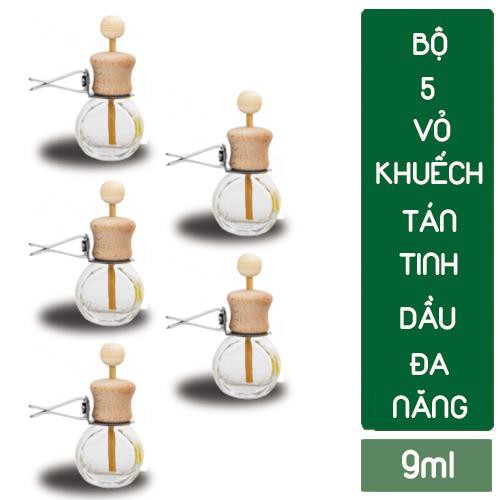 Bộ 5 Vỏ Khuếch Tán Tinh Dầu Đa Năng gắn trên Ô Tô Máy Lạnh Cánh Quạt giúp khuếch tán tinh dầu PUREVESS