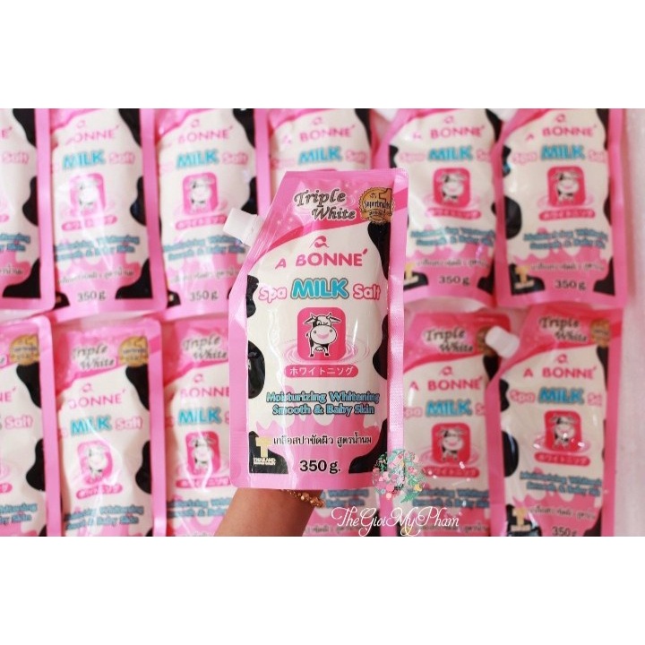 Muối Tắm BÒ HỒNG A Boone Spa Milk Salt Thái Lan