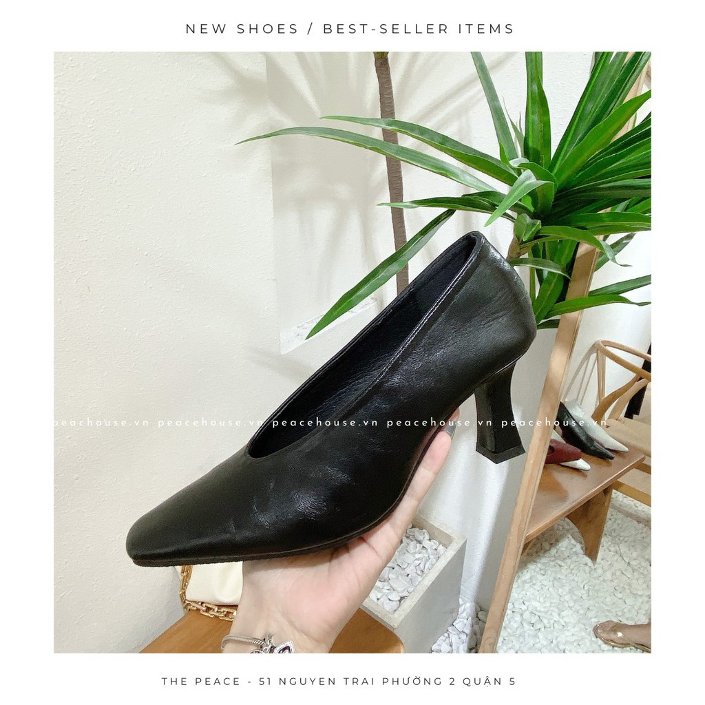 [Mã FATHANG5 giảm 10K đơn 50K] Giày da mũi nhọn T1120 , Peace House Clothing