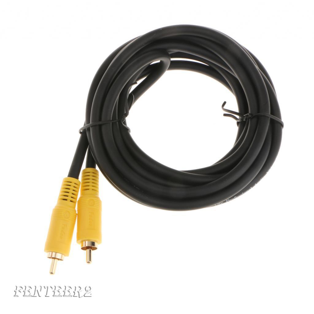 (fenteer2 3c) Dây Cáp Mạ Vàng 24k Coaxial Rca 75 Ohm Cho Tv