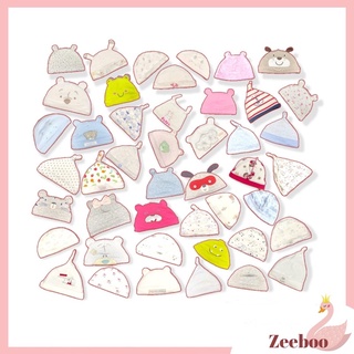 Mũ vải Cotton xuất dư cho bé trai , bé gái, từ sơ sinh đến 1 tuổi, Chất liệu mềm mịn, che thóp cho bé kín gió mùa đông