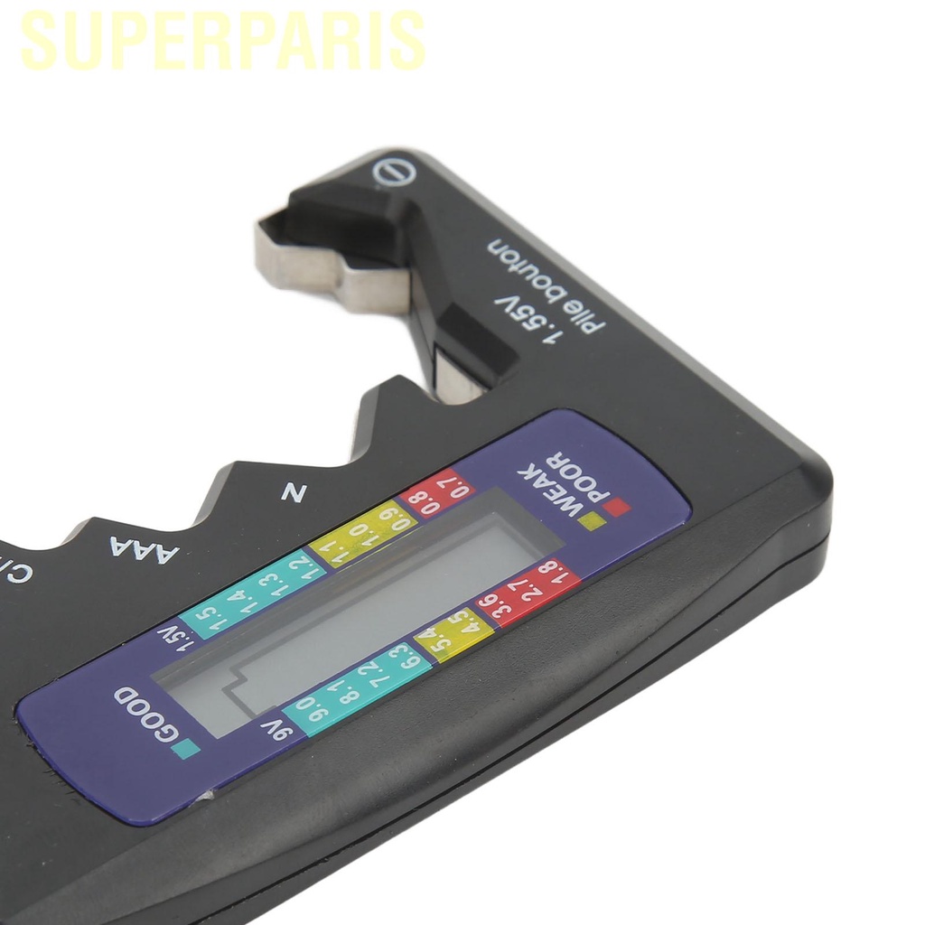 Máy đo dung lượng pin kỹ thuật số công suất phân tích tế bào nút đa năng D C N AAA AA 9V 1.5V