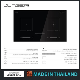 Bếp hồng ngoại điện từ Junger ID-16