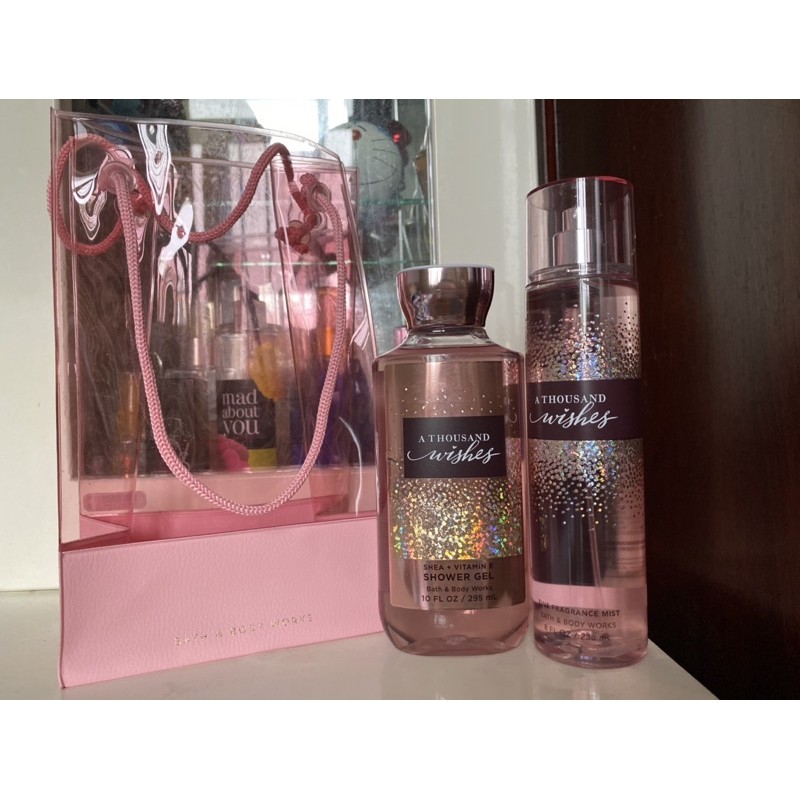 BILL US - Bộ sản phẩm set 2 chai A thousands wishes kèm túi fullsize của Bath and body works | BigBuy360 - bigbuy360.vn