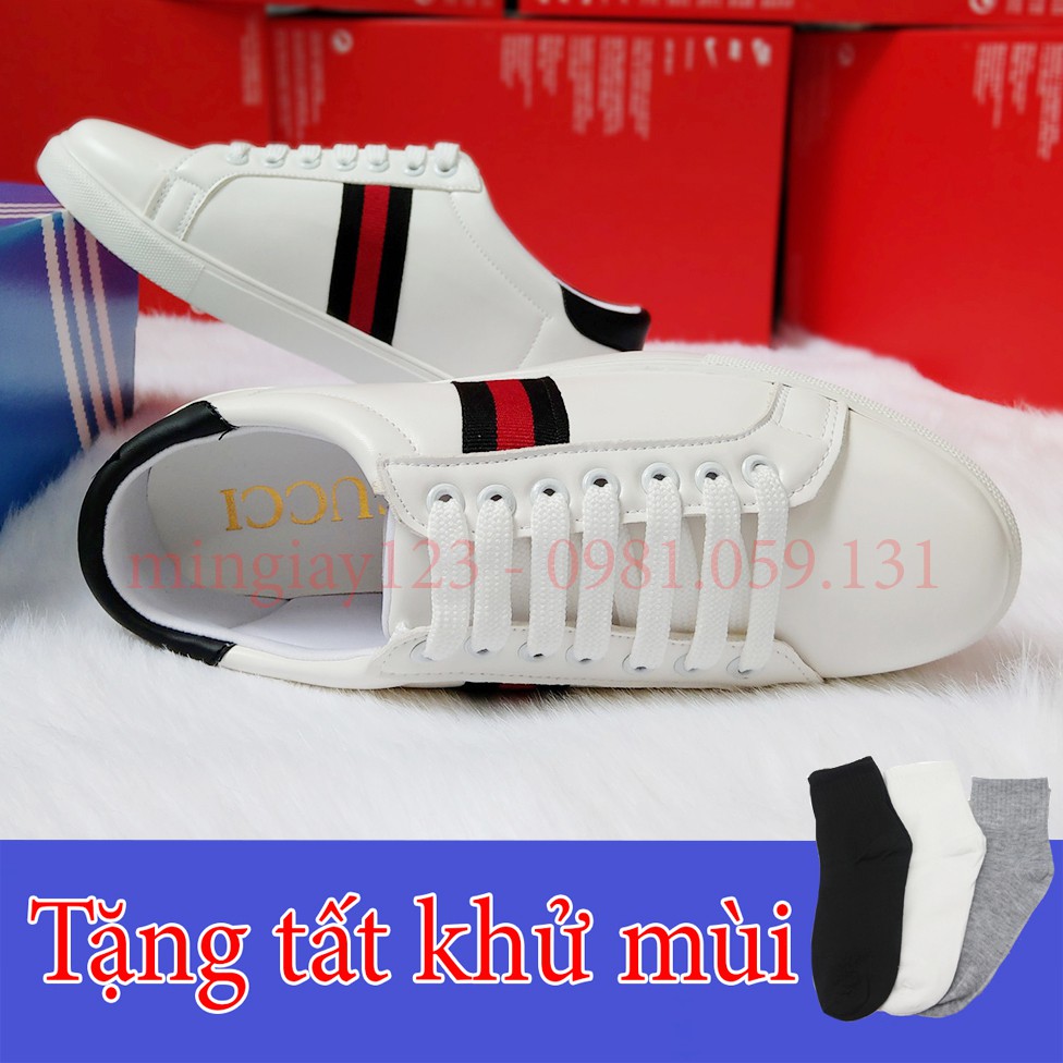 (XU HƯỚNG GIÀY NAM 2019 HOT) giày nam trắng thể thao đẹp