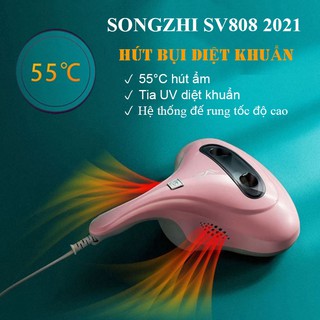 Máy hút bụi diệt khuẩn đệm giường gối nệm SONGZHI tia UV Máy hút bụi gia đình cao cấp Hút ẩm Khử khuẩn VT122