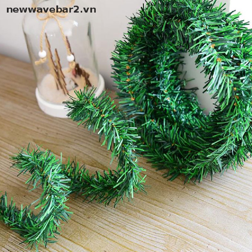 Dây lá thông trang trí Giáng Sinh dài 5.5m nhựa PVC