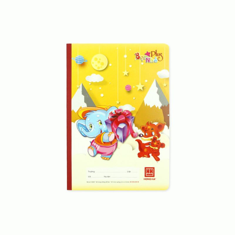 Set 10 Vở 4 ô ly Hồng Hà 48 trang School Bạn nhỏ Plus [ 0509 ]