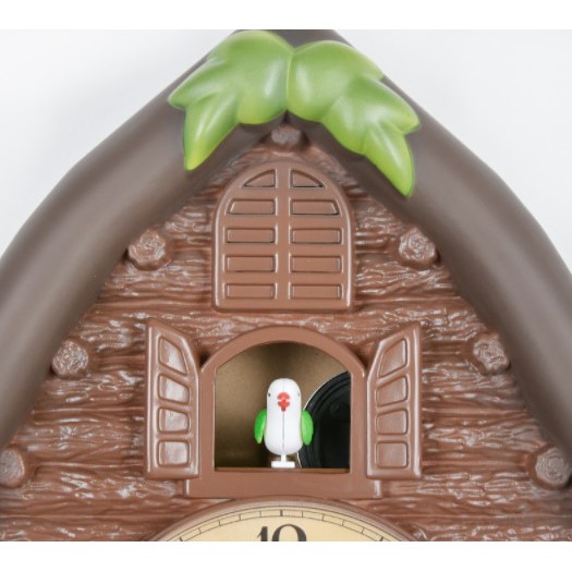 Đồng hồ treo tường tân cổ điển DHTT9-nau họa tiết chim cúc cu siêu đáng yêu