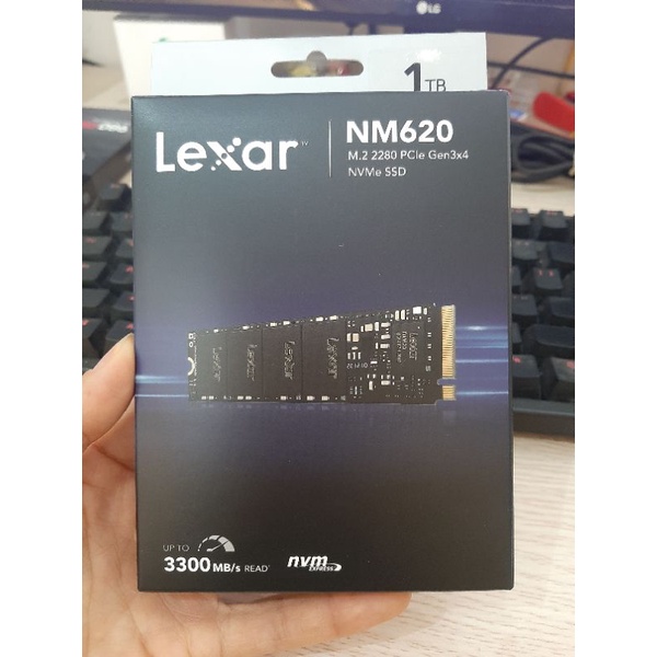 Ổ cứng SSD M2 PCIe Lexar NM620 256GB 512GB NVMe 2280 Gen 3x4- Bảo hành 3 năm