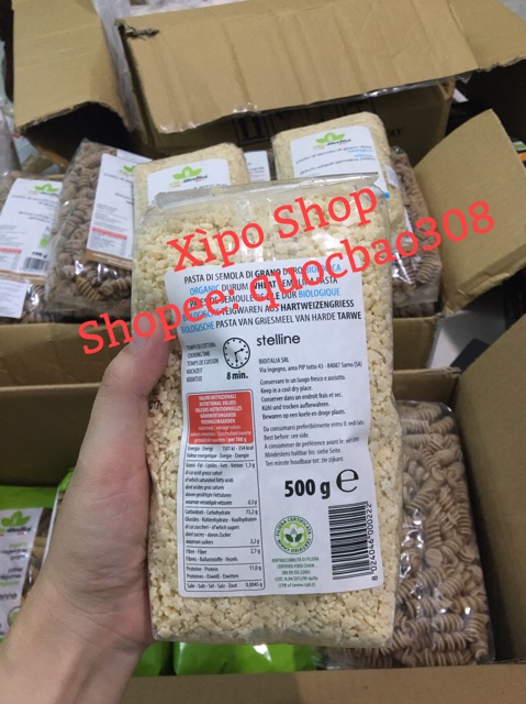 Nui Sao &amp; Nui Sò Hữu Cơ Bioitalia 500g