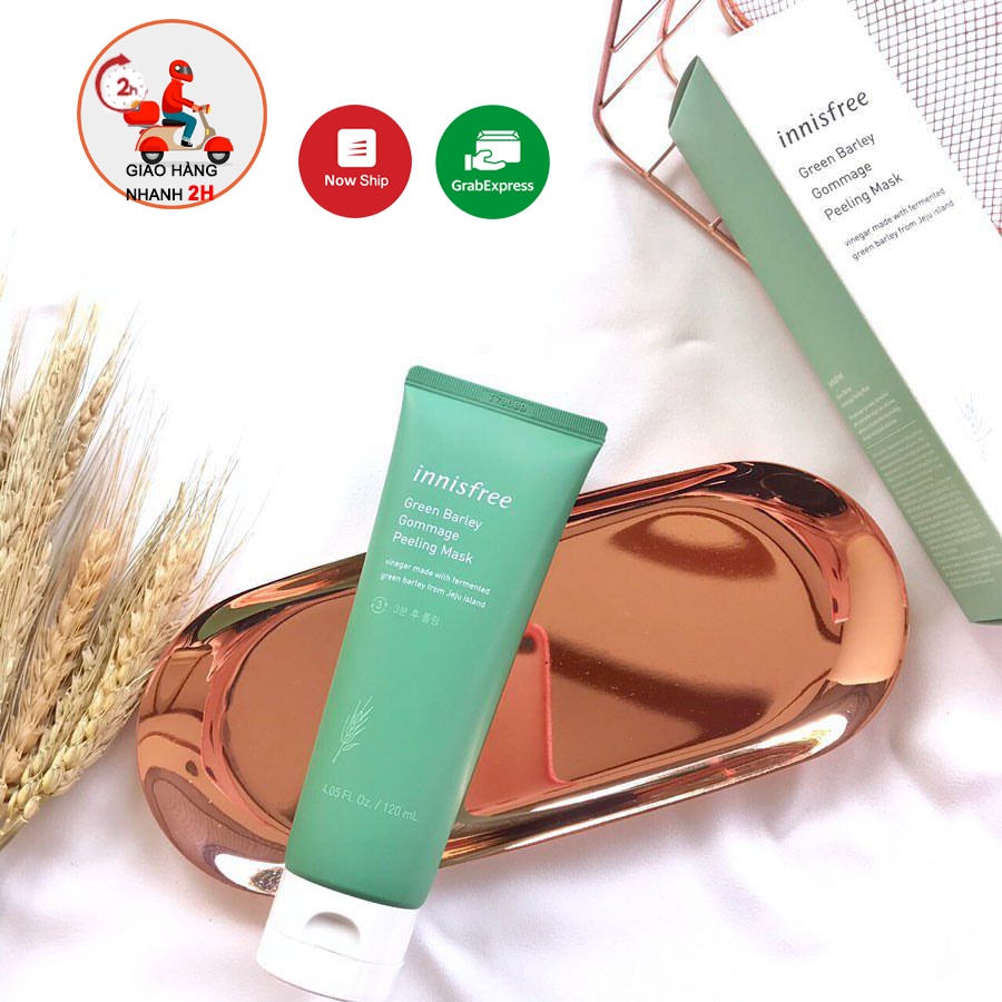 Tẩy Tế Bào Chết - Tẩy Da Chết Chiết Xuất Lúa Mạch Innisfree Green Barley Gommage Peeling Mask 120ml