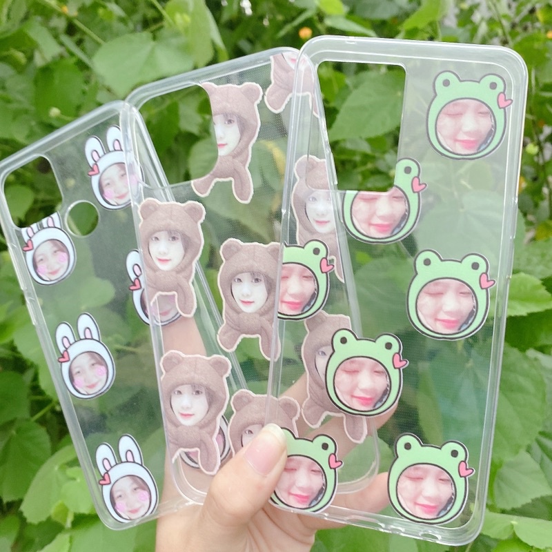 Ốp lưng in mặt theo yêu cầu ghép hình cute