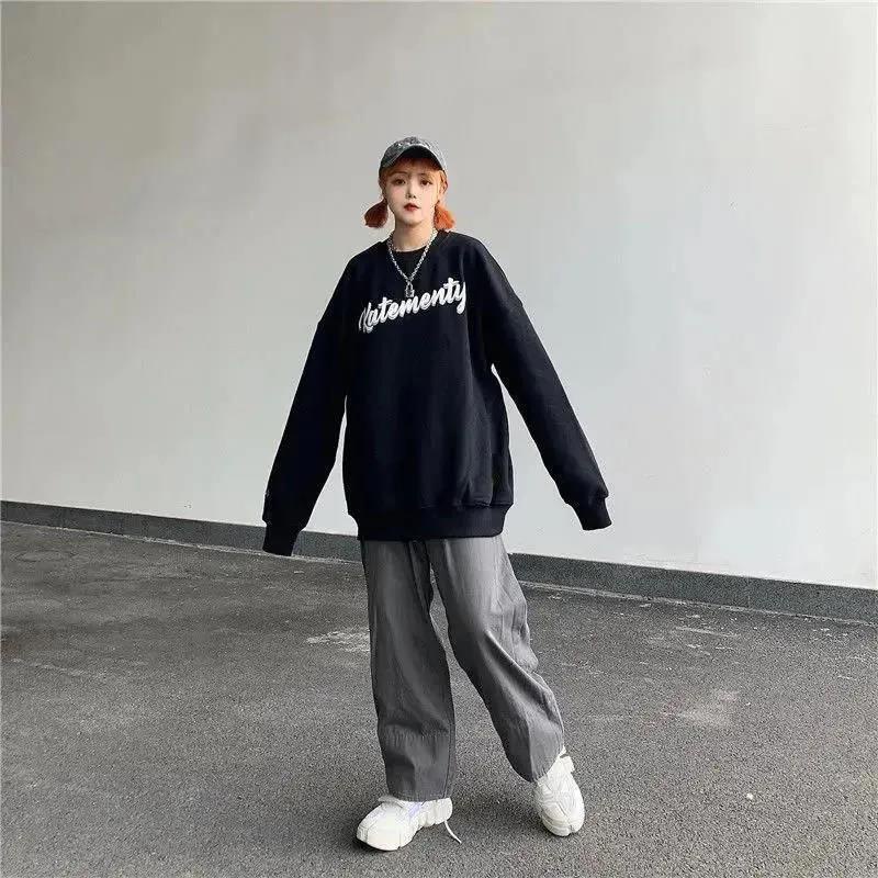 Áo Sweater Nữ Không Mũ In Chữ | BigBuy360 - bigbuy360.vn