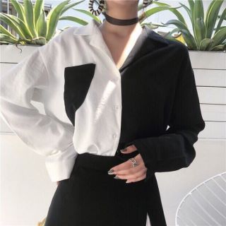 Áo sơ mi phối màu