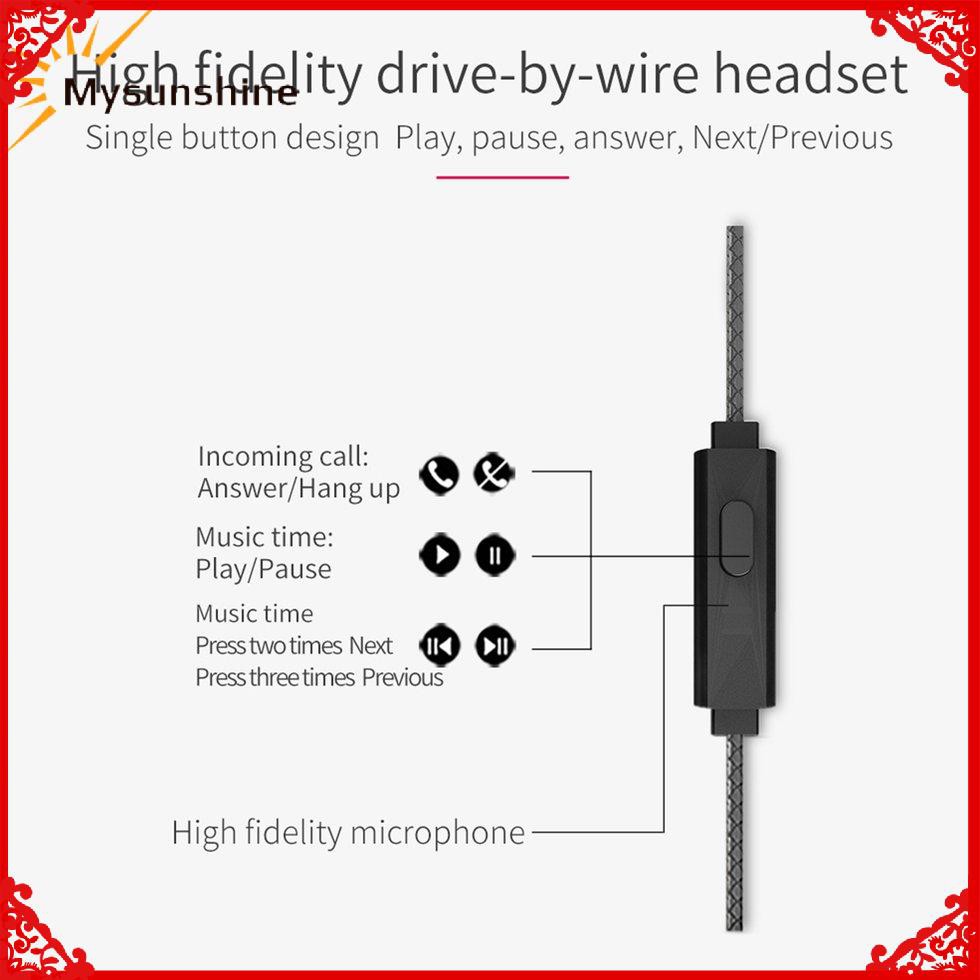 Tai Nghe Nhét Tai Âm Thanh Siêu Trầm Hifi 3.5mm | BigBuy360 - bigbuy360.vn