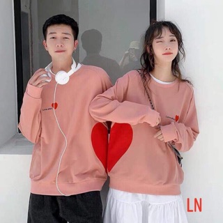 Áo đôi tim love story L&N
