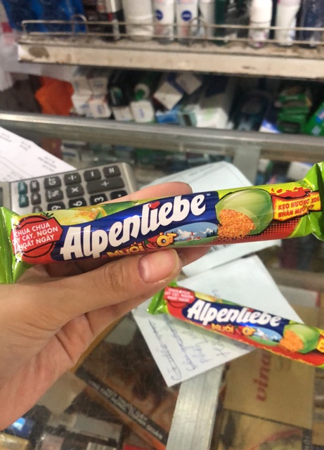 Combo 16 Thỏi Kẹo Alpenliebe Hương Xoài Nhân Muối Ớt (16 x26g)