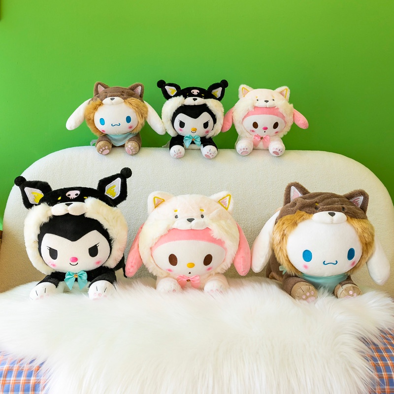 Gấu bông Thỏ bông cosplay Shiba Inu , My Melody, Kuromi sang trọng