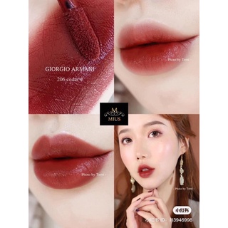 Son kem giorgio armani lip maestro 206 cedar đỏ đất