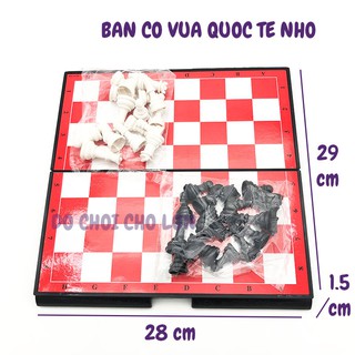 Trò chơi bàn cờ VUA QUỐC TẾ NHỎ bằng nhựa SIZE 28 x 29 cm