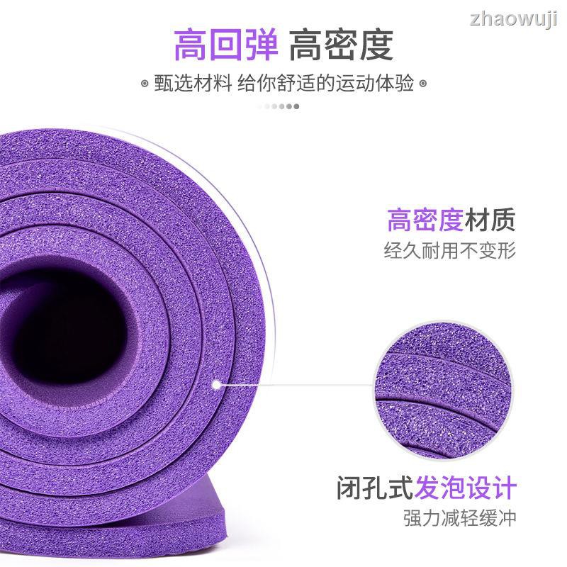 Thảm Tập Yoga Tại Nhà 10-15mm Chuyên Dùng Cho Người Mới Bắt Đầu