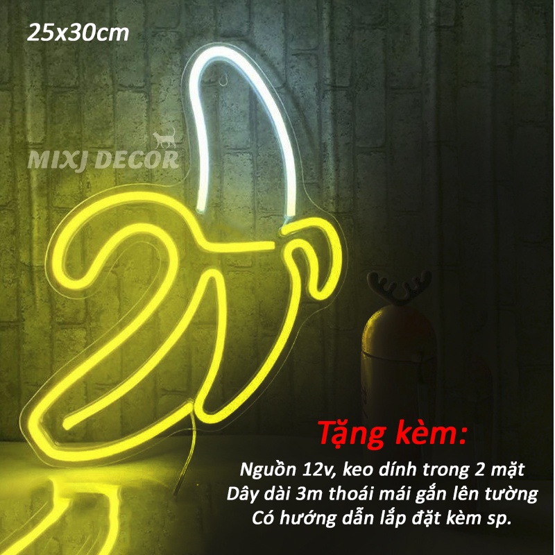 Đèn trang trí nhiều hình, Đèn led Neon light ,Tường 50 mẫu đẹp,