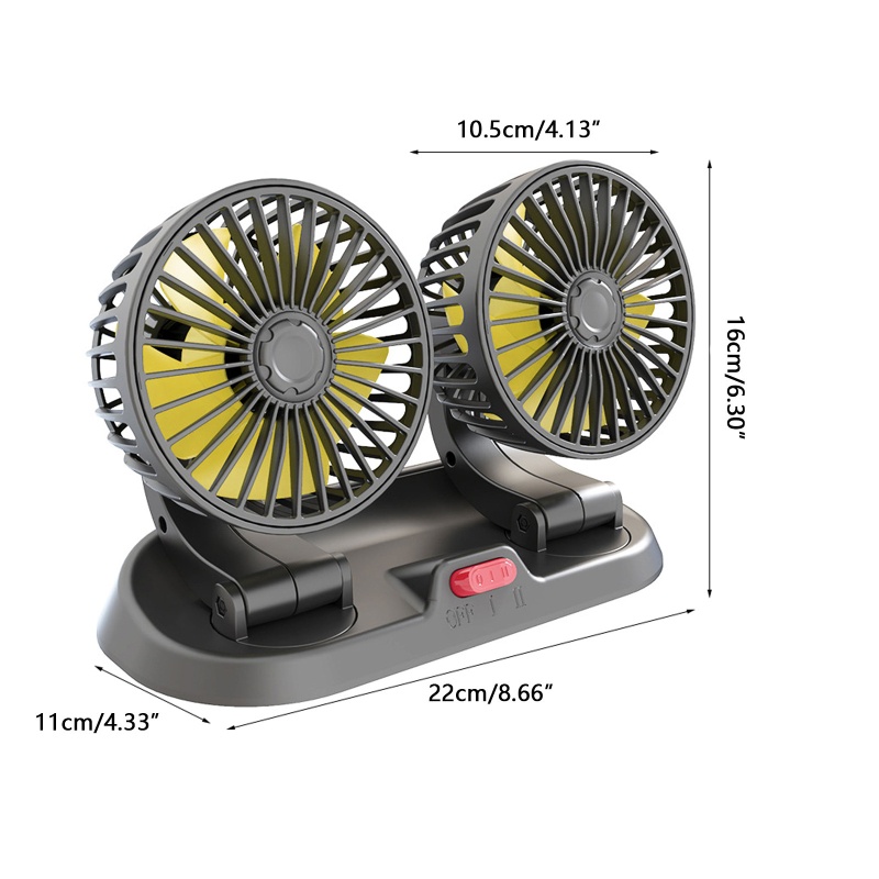 Quạt Mini Để Bàn Hai Đầu Sạc Usb Tiện Dụng