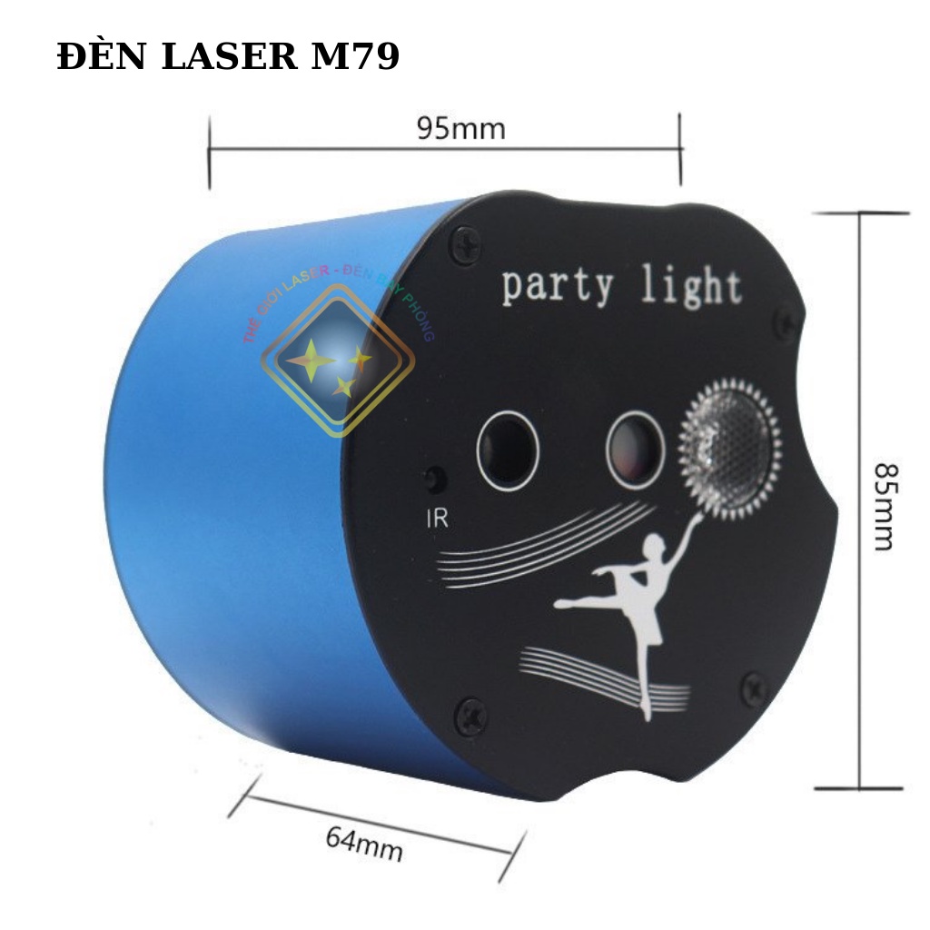 Đèn Laser Cảm Biến Nhạc Hiệu Ứng 3D Giá Rẻ Dùng Cho phòng Bay, Karaoke, Phòng Bar