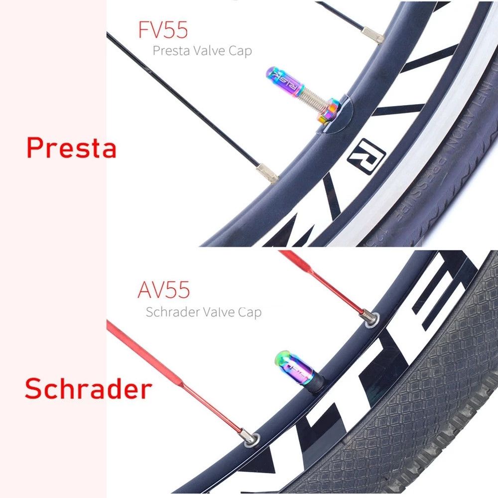 Nắp Đậy Van Xe Đạp Leo Núi Bằng Titan Chống Bụi Tiện Dụng