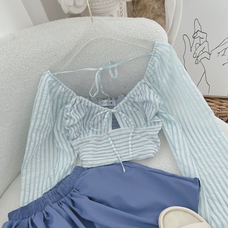 Set Áo Nâu Bèo Short