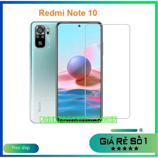 Kính cường lực Xiaomi Redmi Note 10/ Note 10S trong suốt không full màn hình