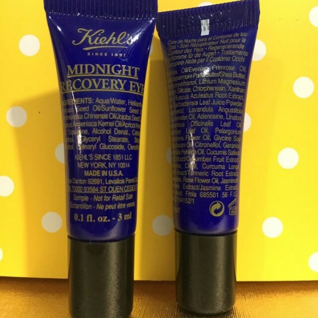 [ Minisze 3ml ] Kem mắt giảm quầng thâm Kiehl's Midnight Recovery Eye