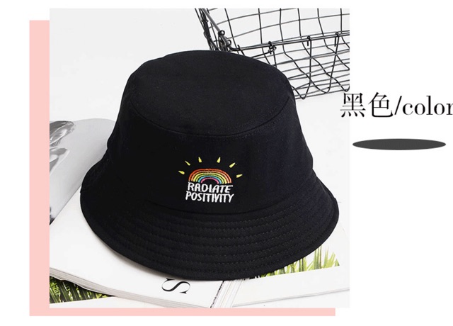 NÓN BUCKET - cầu vồng