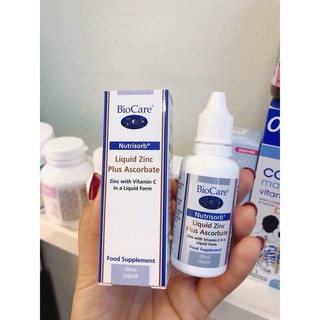 kẽm Biocare zinc dạng giọt 30ml