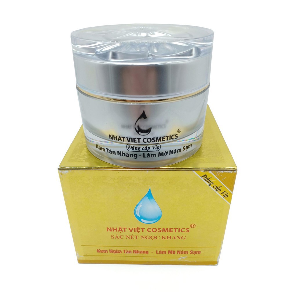 Kem ngừa tàn nhang - Làm mờ nám sạm Sắc Nét Ngọc Khang 35g (vàng)