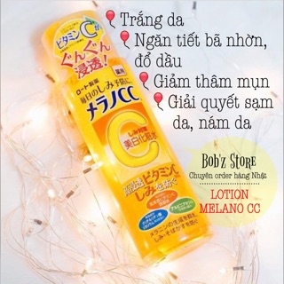 NƯỚC HOA HỒNG LOTION MELANO CC CỦA RHOTO