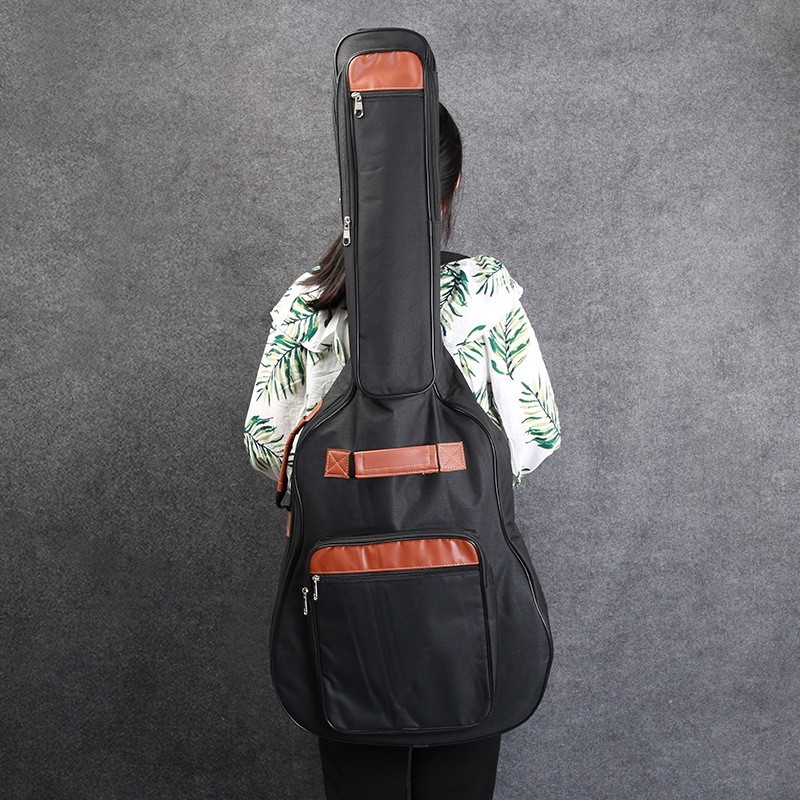 COD 41inch Guitar bag cover waterproof guitar Backpack case with Shoulder Straps front Pockets 8mm Cotton Padded