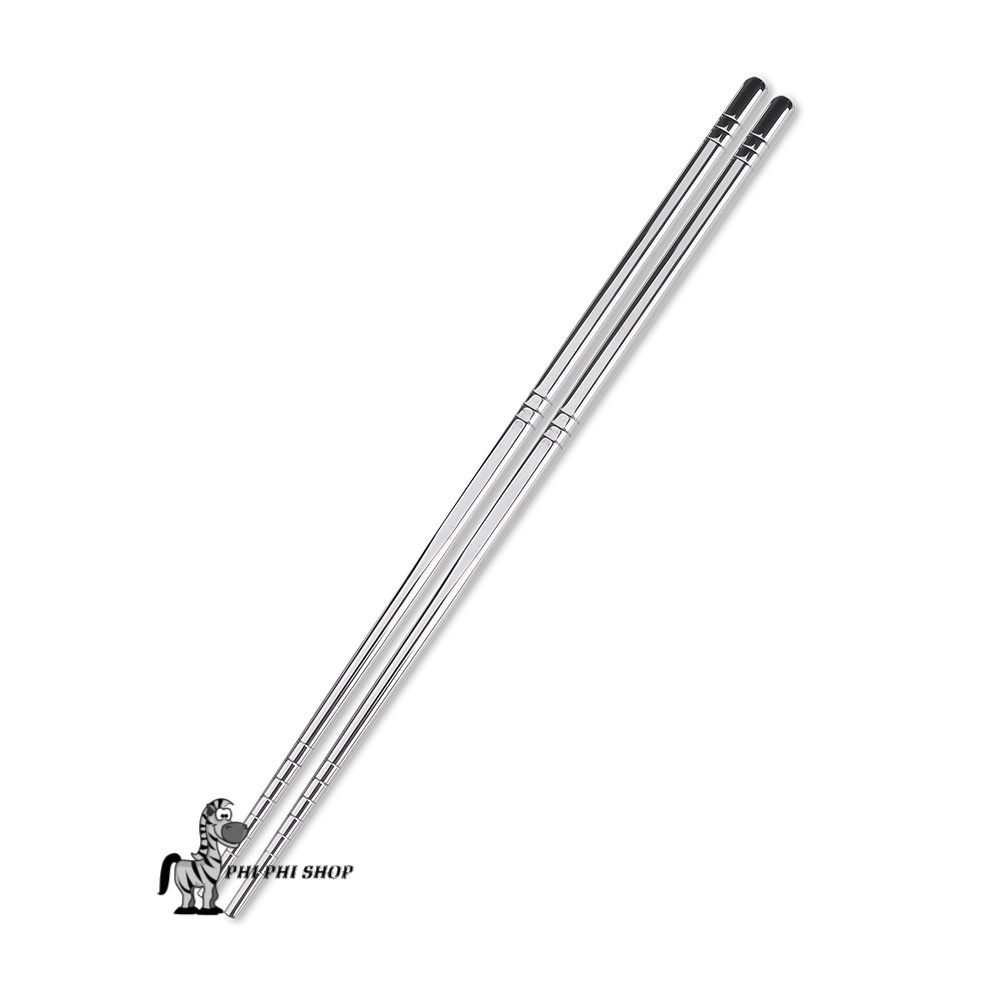 Bộ 5 đũa inox ăn cơm 23cm QBSSS bền đẹp