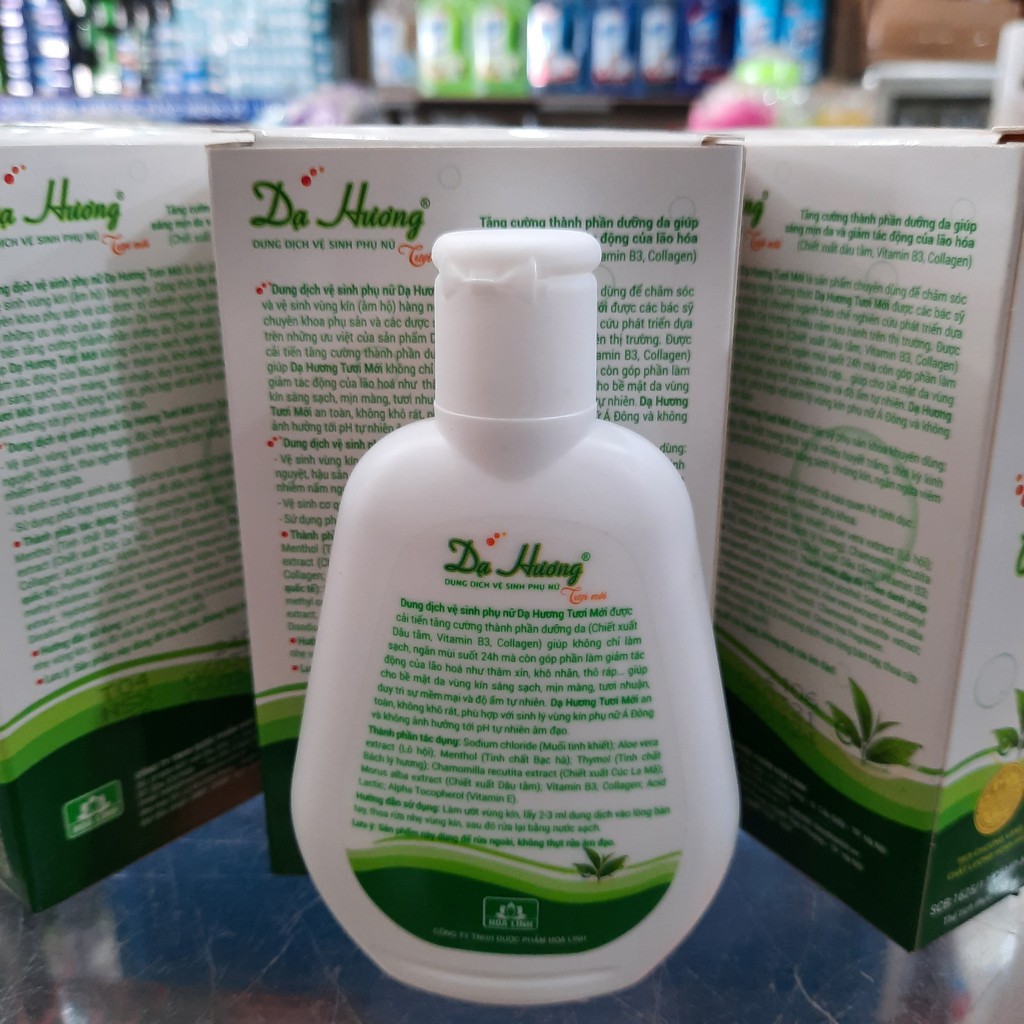 Dung dịch Dạ Hương trà xanh 100ml