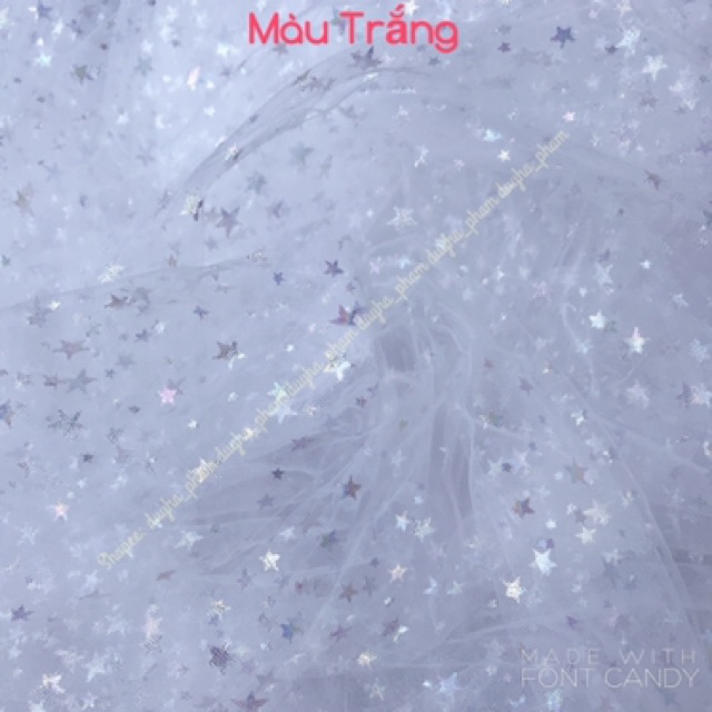 ⭐️VẢI LƯỚI NGÔI SAO ÁNH CẦU VỒNG LẤP LÁNH ⭐️