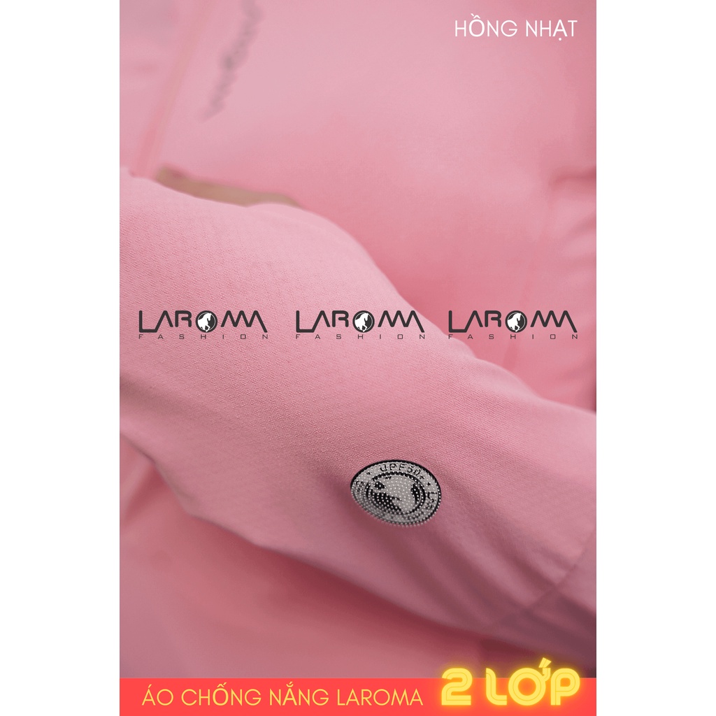 Áo chống nắng nữ 2 lớp Laroma UPF50+ | Làm mát | Kháng khuẩn | Khử mùi
