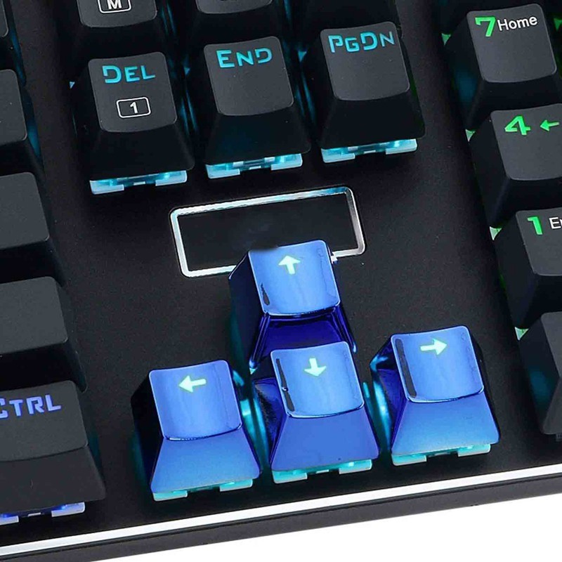 New Stock 12 ABS Double Shot Injection Backlit Keycaps with Key Puller Blue