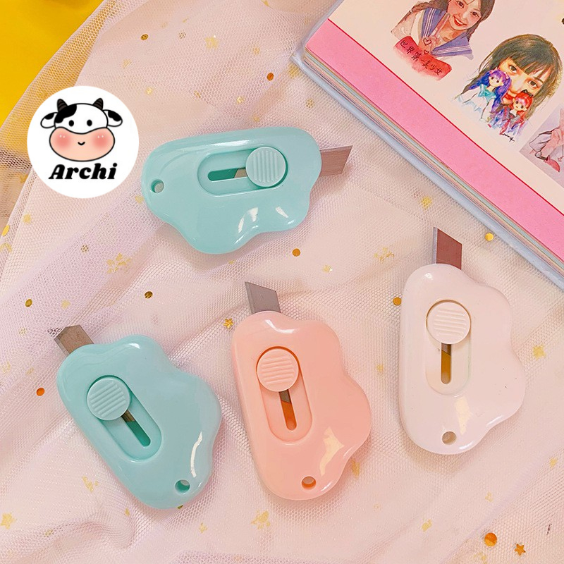 Dao rọc giấy dễ thương mẫu hình đám mây