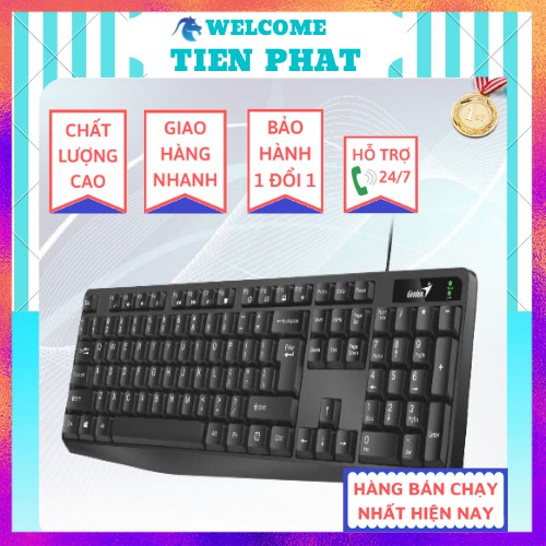 ⚡️BÀN PHÍM KEYBOARD GENIUS 117 USB CHÍNH HÃNG