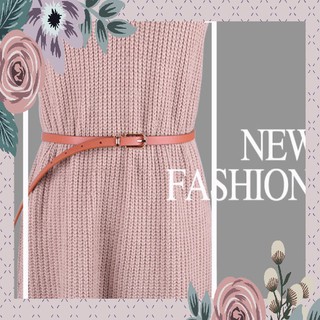 Dây lưng thắt lưng váy nữ bản nhỏ