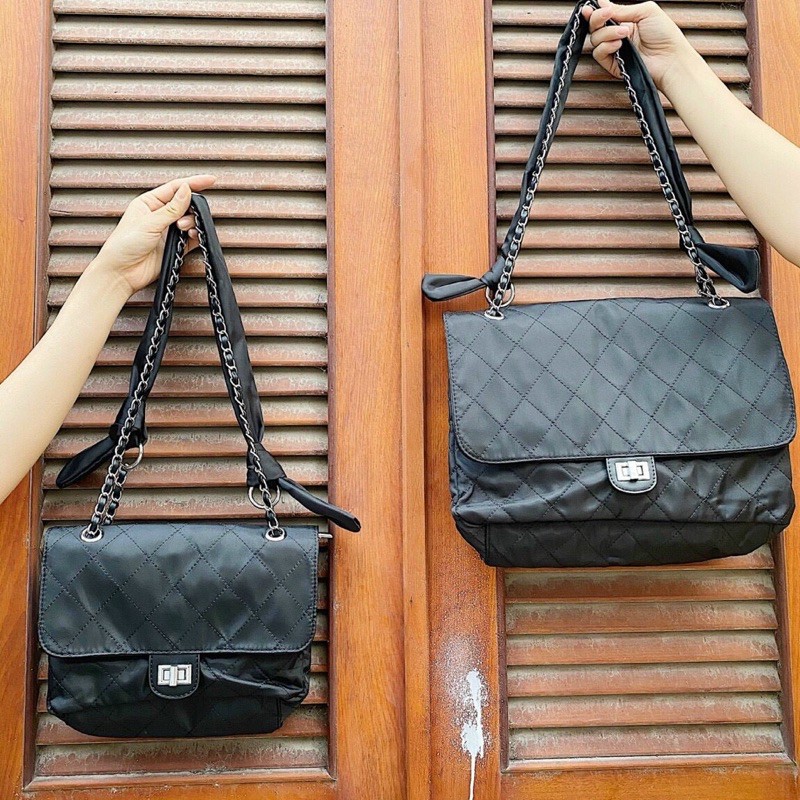 Túi đeo chéo JINNU BAG 2 VERSION chất liệu da nhập hàng quảng châu đeo được nhiều kiểu